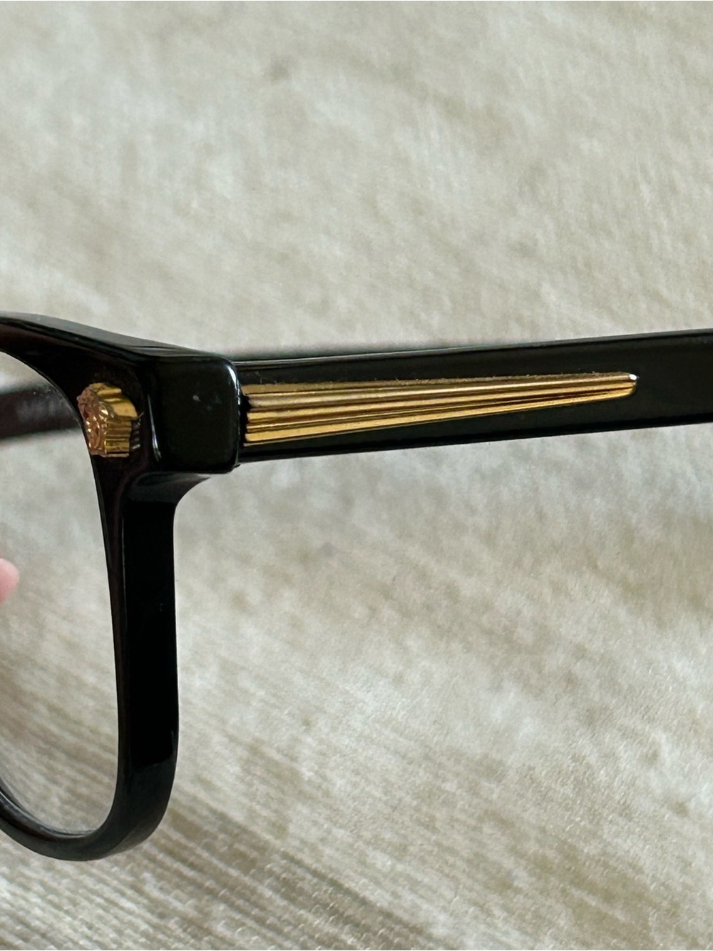 Versace MOD 3153 Black Medusa Eyeglasses Frames 53□16 Made in Italy - Picture 5 of 11